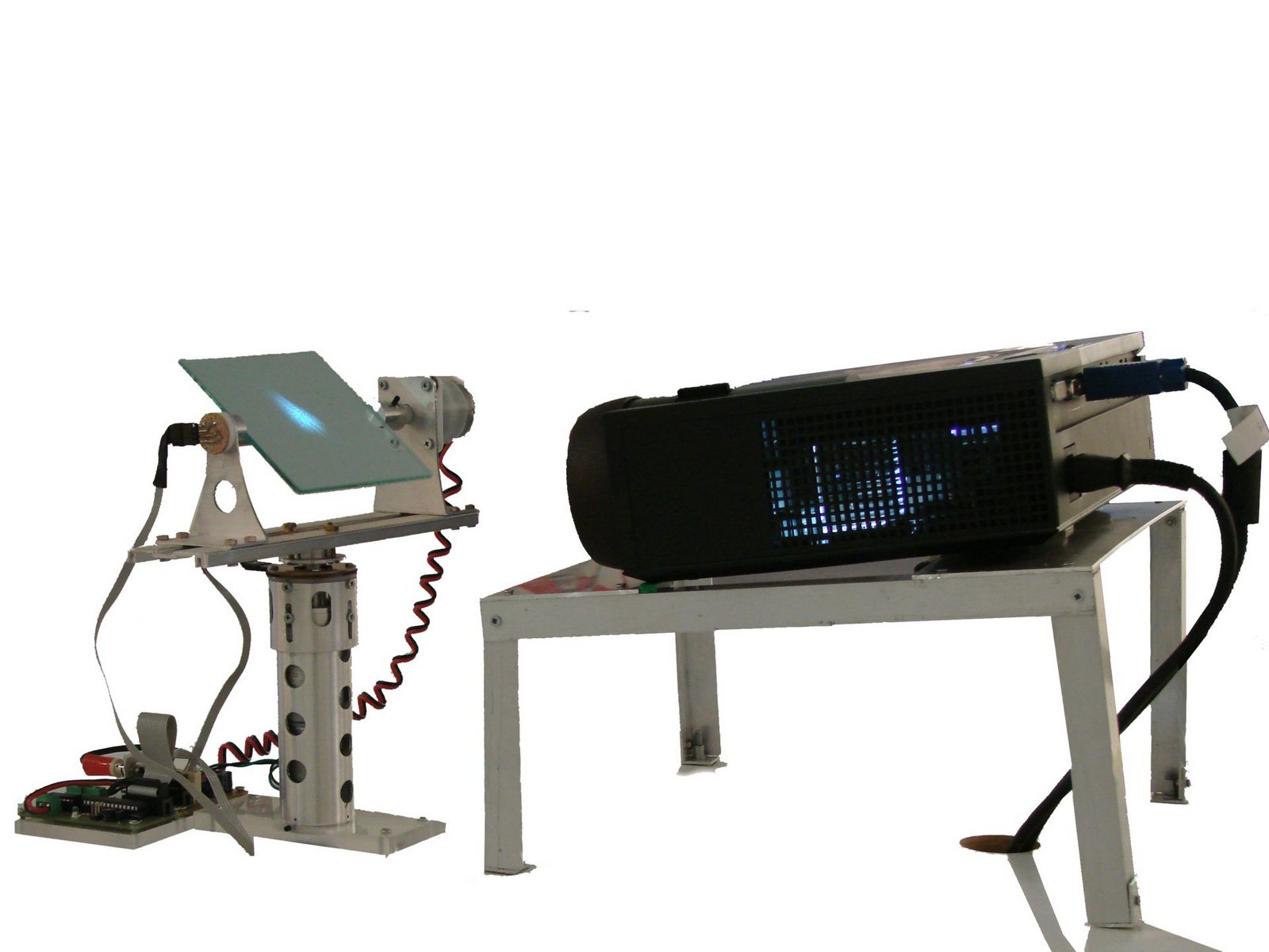 Robotics controlled projections